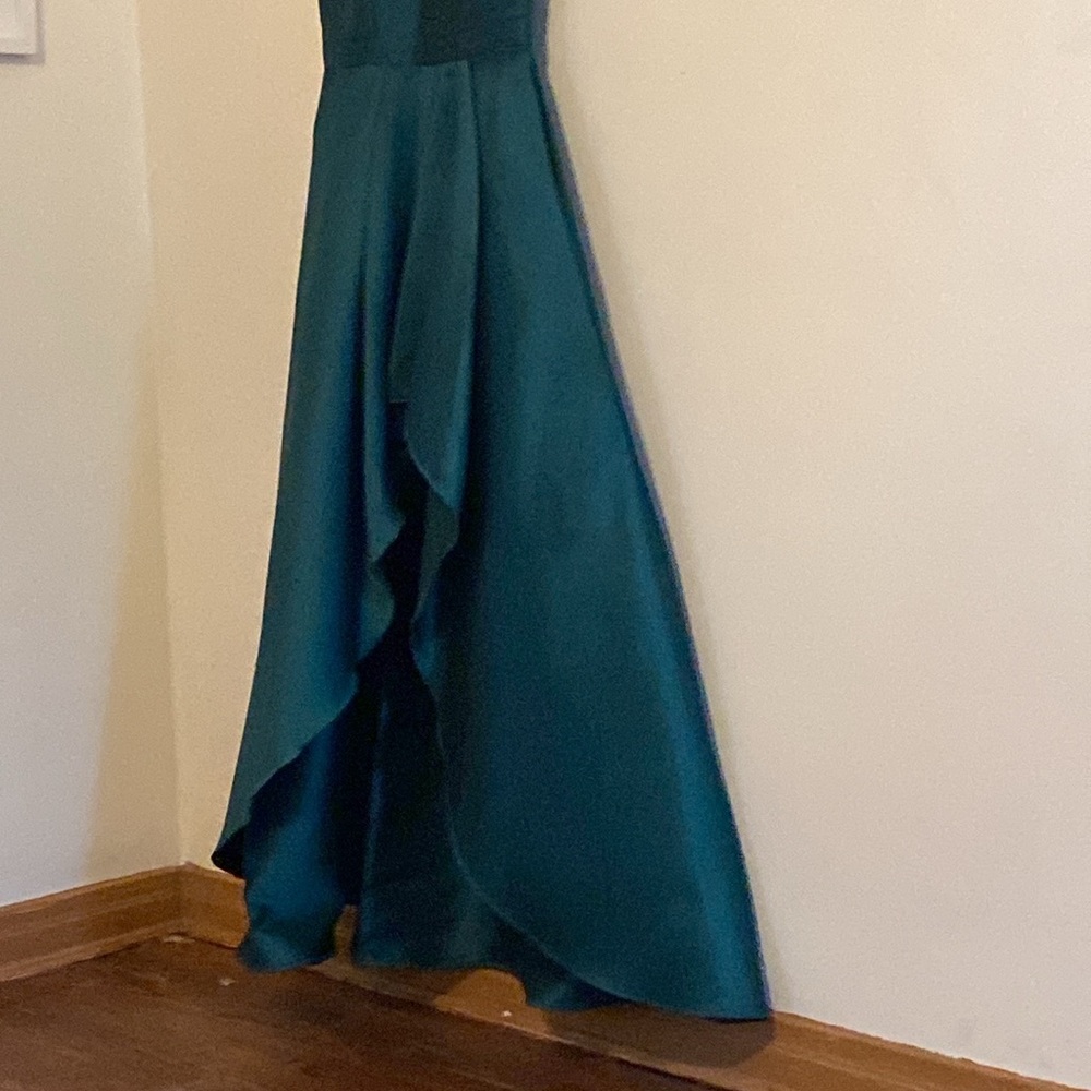 Lulus emerald green High-low dress - Picture 4 of 4